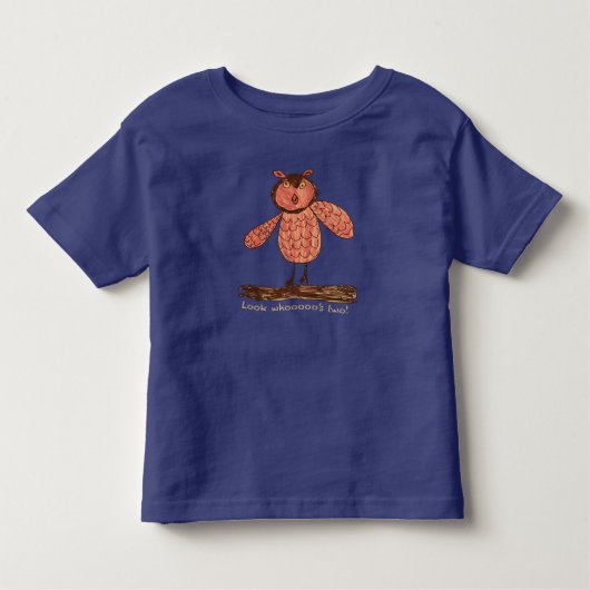 Kijk eens wie twee is kinder shirts (Voorkant)