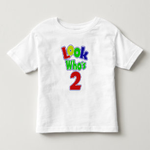 Kijk eens wie twee is kinder shirts