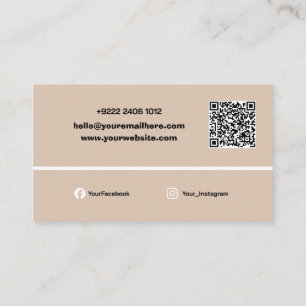 Kijk Elegant Professionele weddingplanner Visitekaartje