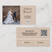 Kijk Elegant Professionele weddingplanner Visitekaartje (Voorkant / Achterkant)