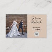 Kijk Elegant Professionele weddingplanner Visitekaartje (Voorkant)