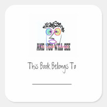 Kijk en je ziet de Sticker van de boekplaat