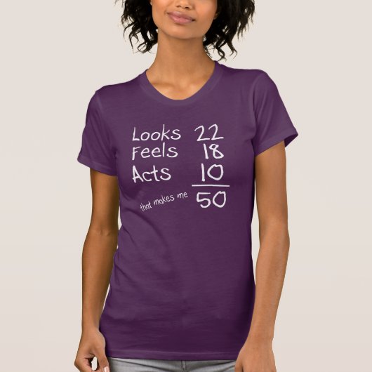 Kijk, Feels, Acts 50th Birthday T-Shirt (Voorkant)