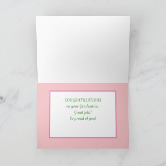 Kijk! Fun-afstuderen kaart! Kaart (Binnen)