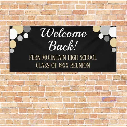 KIJK! Gepersonaliseerd klasse reunion banner