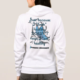 "Kijk" gezond/vlinder... dystonie Hoodie