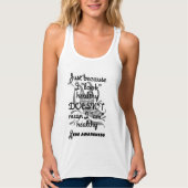 "Kijk" gezond/vlinder...EDS Tanktop (Voorkant)