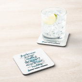 "Kijk" gezond/vlinder...graven" Onderzetter (Rechterzijde)