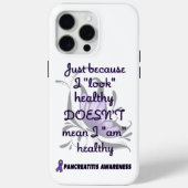 "Kijk", gezond/vlinder... pancreatitis Case-Mate iPhone Case (Achterkant)