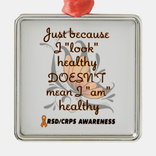 "Kijk" gezond/vlinder...RSD/CRPS Metaal Ornament