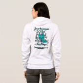 "Kijk" gezond/vlinder...TN Hoodie (Achterkant volledig)