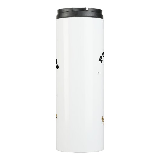 Kijk goed dood! thermosbeker (Achterkant)