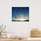 KIJK GOED NAAR DEZE DAG POSTER (Keuken)