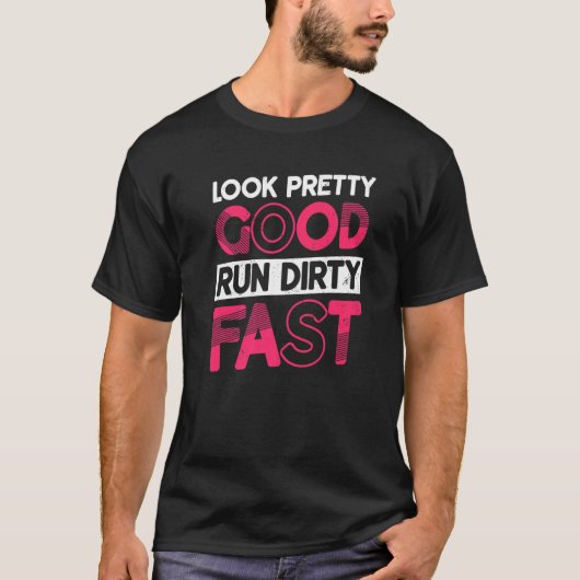 Kijk  goed uit met de vuile runner Marathon Ap T-shirt (Voorkant)