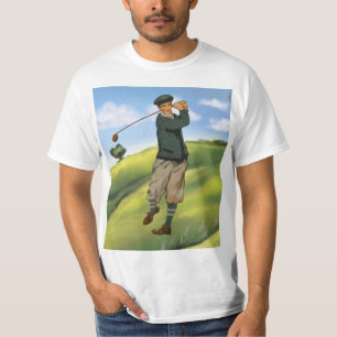  kijk Golfer Mannen T-shirt
