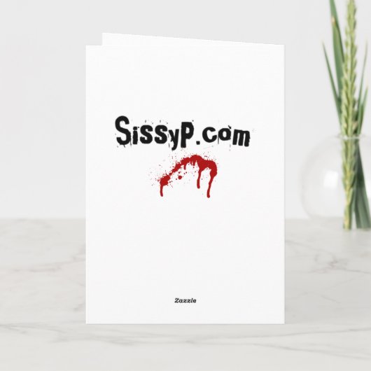 'Kijk haar in de ogen' op een Kaart (Achterkant)