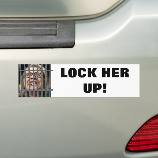 KIJK HAAR OP!  Bumpersticker (Op auto)
