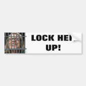 KIJK HAAR OP!  Bumpersticker (Voorkant)