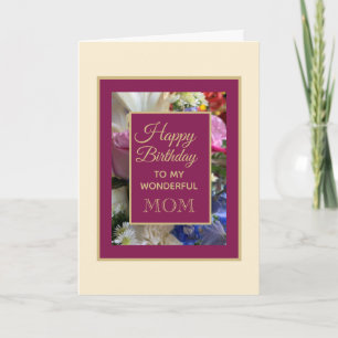 Kijk! Happy Birthday Mam wenskaart Kaart