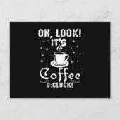 Kijk, het is Coffee O Clock Briefkaart (Voorkant)