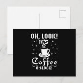 Kijk, het is koffietijd briefkaart (Voorkant / Achterkant)