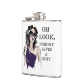 Kijk, het kan niemand schelen heupfles (Links)