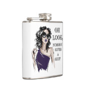 Kijk, het kan niemand schelen heupfles (Rechts)