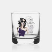 Kijk, het kan niemand schelen whisky glas (Voorkant)