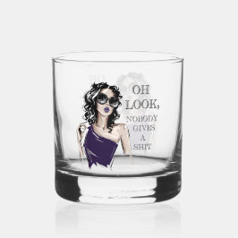 Kijk, het kan niemand schelen whisky glas