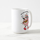 Kijk hier als een snack - Boujee Christmas Koffiemok (Voorkant rechts)