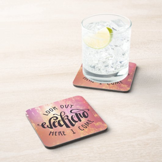 Kijk hier eens naar het weekend. bier onderzetter (Rechterzijde)