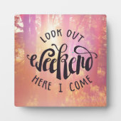 Kijk hier eens naar het weekend. fotoplaat (Voorkant)