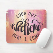 Kijk hier eens naar het weekend. muismat (Met muis)