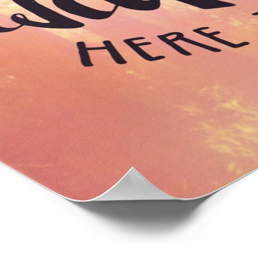 Kijk hier eens naar het weekend. poster (Hoek)