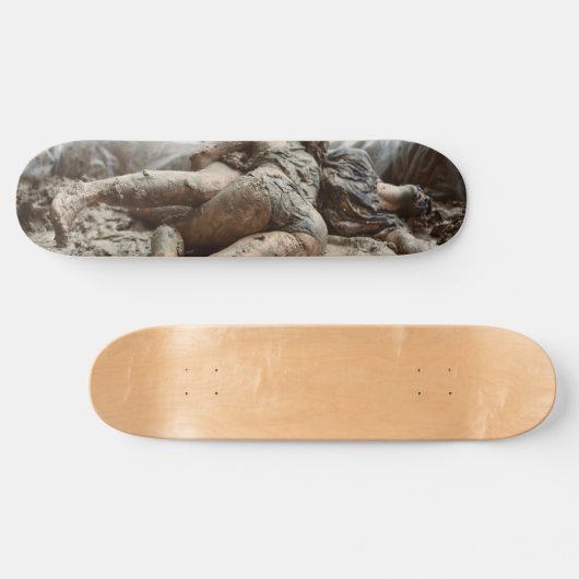 KIJK HIER MUD BUTT PERSOONLIJK SKATEBOARD (Horizontaal)