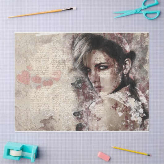 Kijk hier! Ontkoppeling Tissuepapier (Craft)