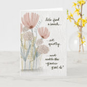 Kijk hoe de bloemen groeien kaart (Gele Bloem)