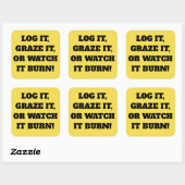 Kijk hoe het Sticker verbrandt (Vel)