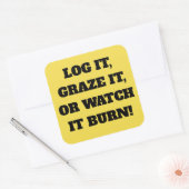 Kijk hoe het Sticker verbrandt (Envelop)