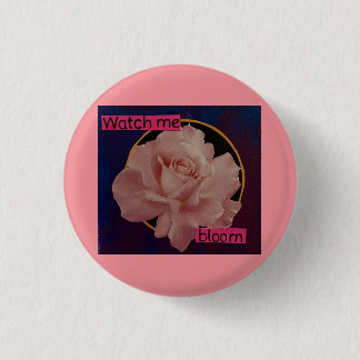 Kijk hoe ik bloei ronde button 3,2 cm