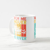 Kijk hoe ik deze rivierrafting verover koffiemok (Voorkant links)