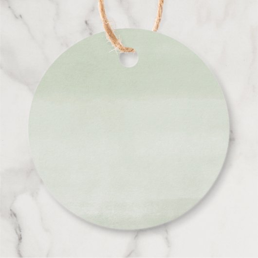 Kijk hoe ik groei robuuste dennenbaby shower favor bedankjes labels (Achterkant)