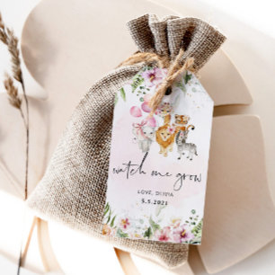 Kijk hoe ik groei Safari favoriet label Cadeaulabel
