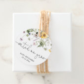 Kijk hoe ik groei Wilde bloem lavendel paars Bedankjes Labels (In situ)