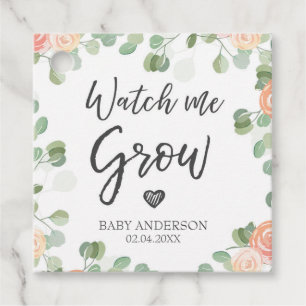 Kijk hoe ik Rustic Floral Greenery Boho Elegant kw Bedankjes Labels