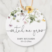 Kijk hoe ik verwilderde bloemen lavendel paars gro bedankjes labels (Voorkant)