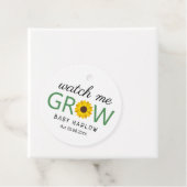 Kijk hoe ik zonnebloem kweek bedankjes labels (In situ)