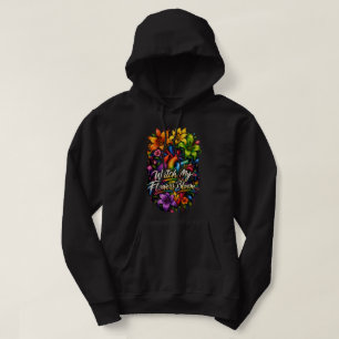 "Kijk hoe mijn bloemen bloeien" Anatomisch hart Hoodie