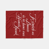 Kijk hoe we dansen fleece deken (Voorkant (Horizontaal))