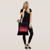 Kijk, ik ben hier. tote bag (Op model)